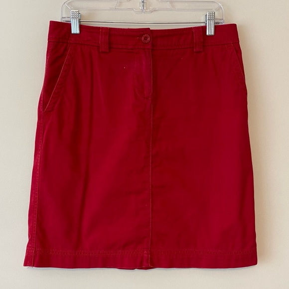 L.L. Bean Dresses & Skirts - L.L.Bean Red Skirt